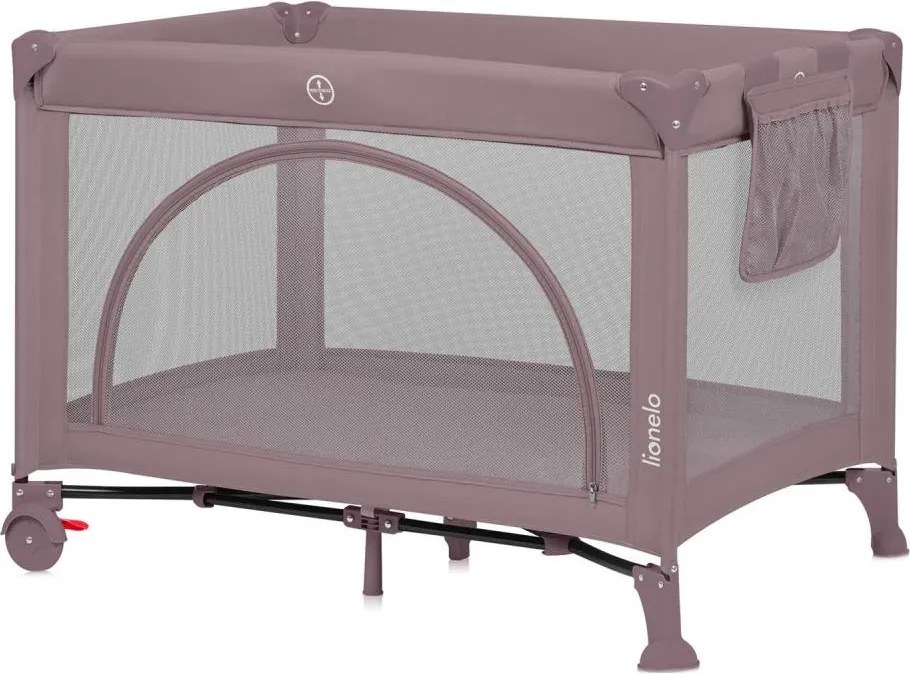 Lionelo - Utazóágy LAURA rózsaszín-nude