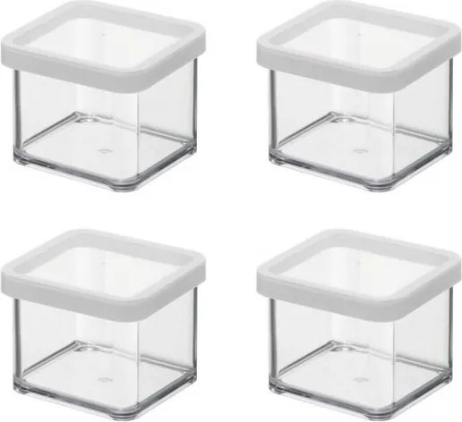 Rotho 4 Db Ételtároló Edény Fehér