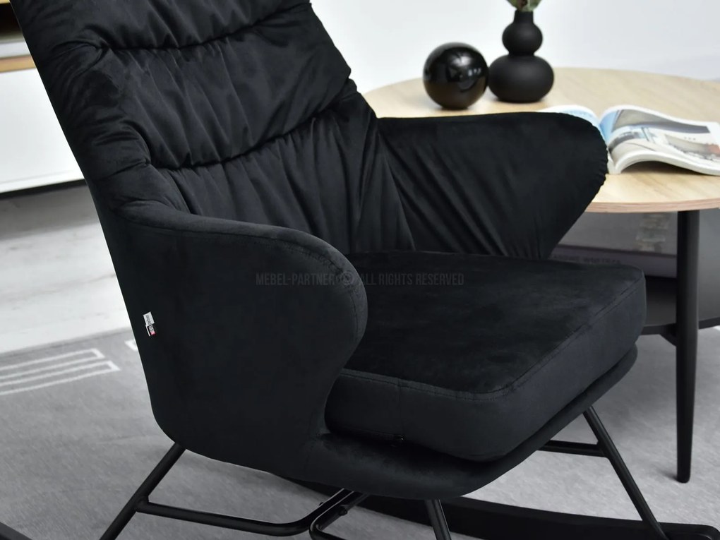 Fotel Lusil (fekete). 1110283