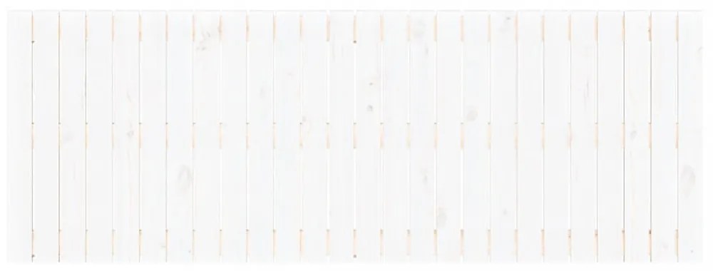fehér tömör fenyőfa fali fejtámla 166 x 3 x 60 cm