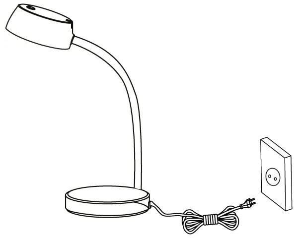 Eglo 99334 - LED Asztali lámpa CABALES LED/4,5W/230V