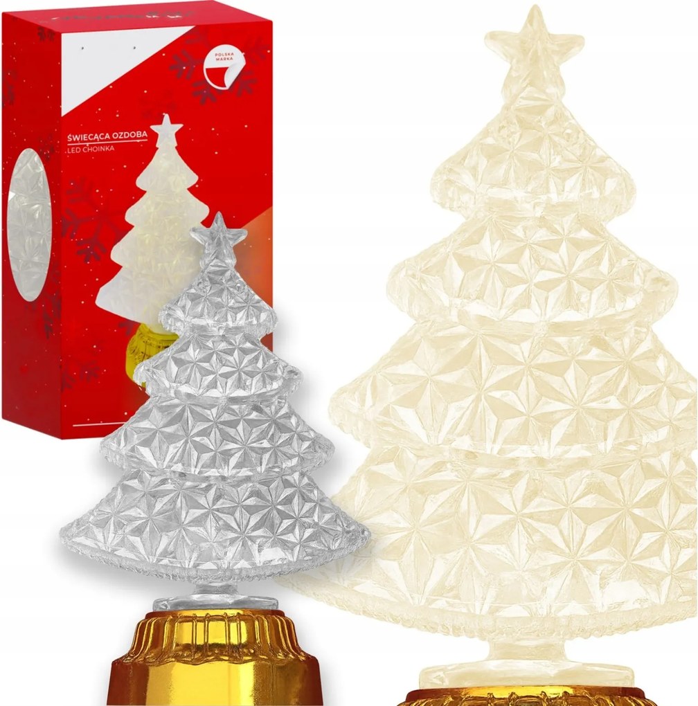 Karácsonyfa led figura dekoratív karácsonyi világító dísz lámpa karácsonyra