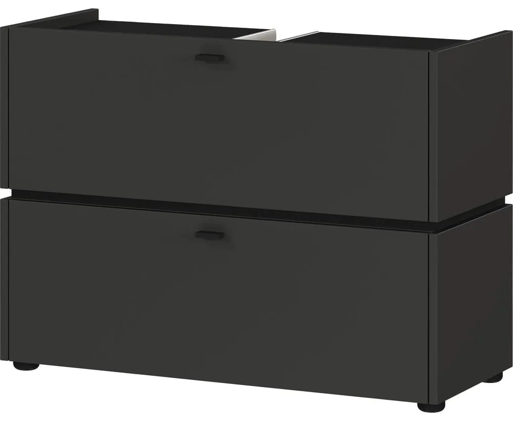 Antracitszürke mosdó alatti szekrény 80x59 cm Modesto – Germania