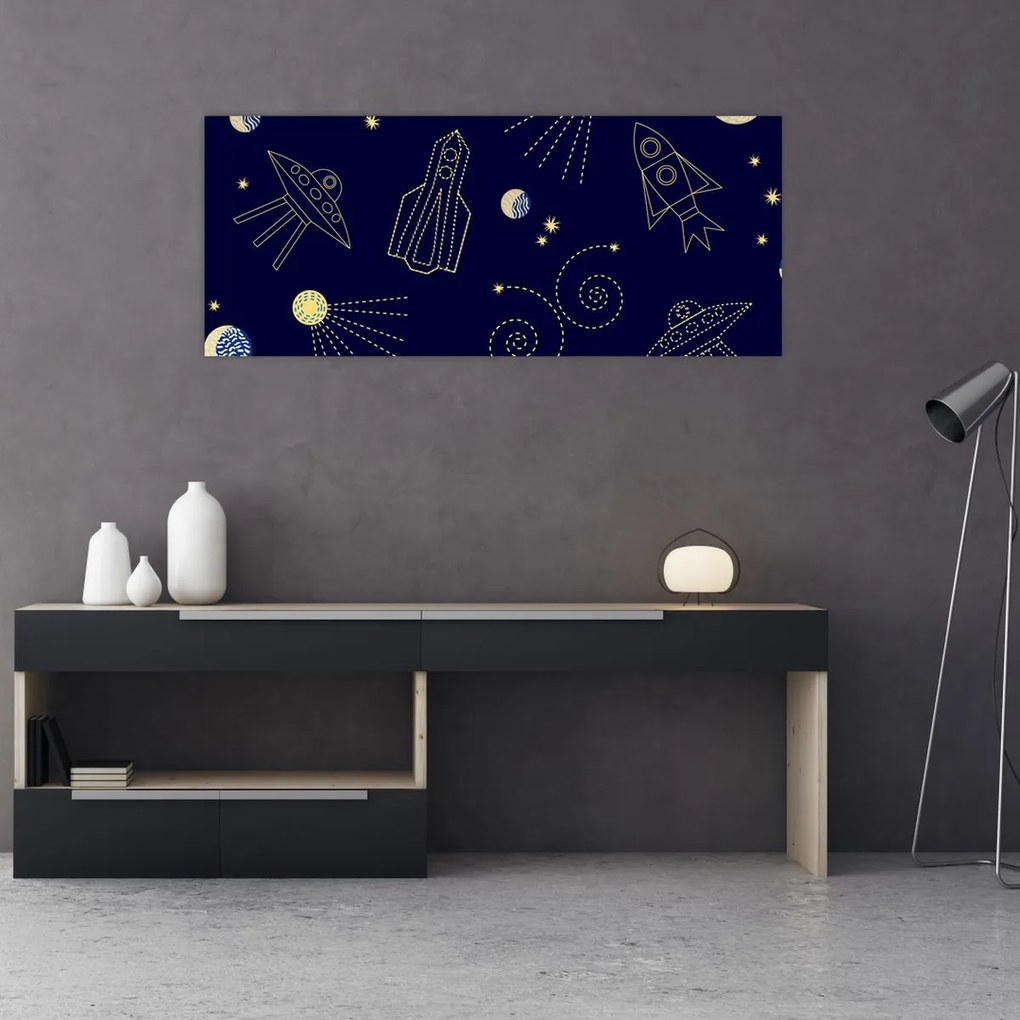Kép - Univerzum (120x50 cm)