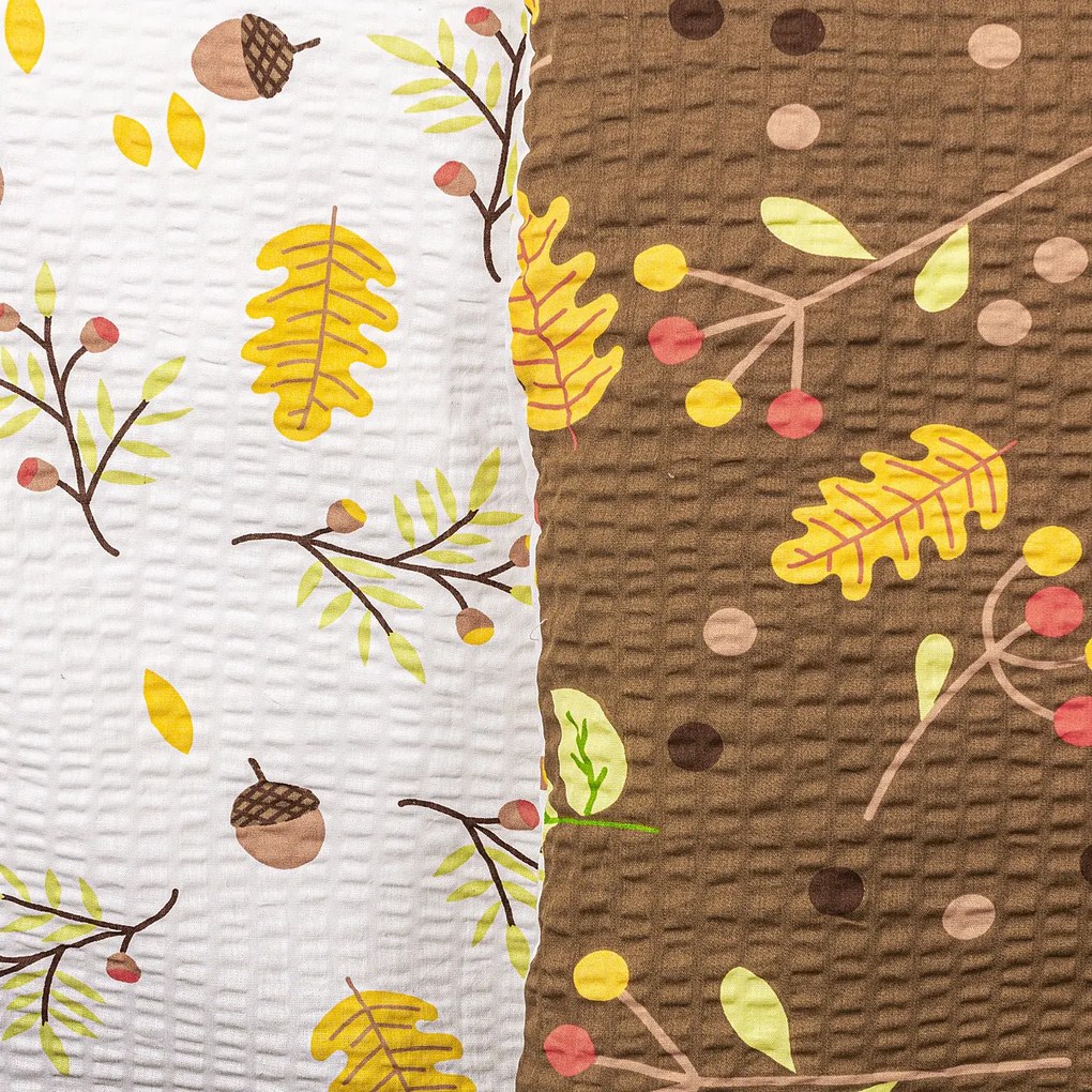 4Home Ősz krepp ágyneműhuzat, 140 x 220 cm, 70 x 90 cm, 140 x 220 cm, 70 x 90 cm