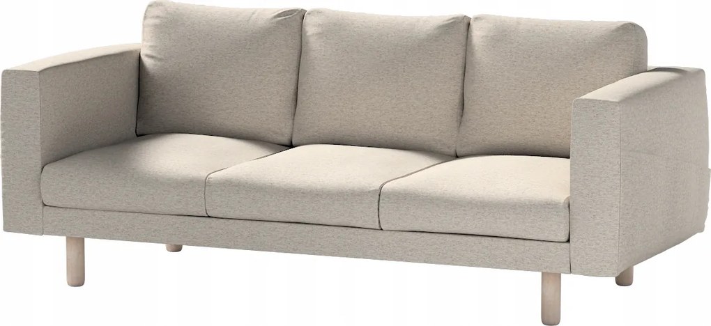 Dekoria Norsborg 3 személyes kanapé huzat Ikea szürke