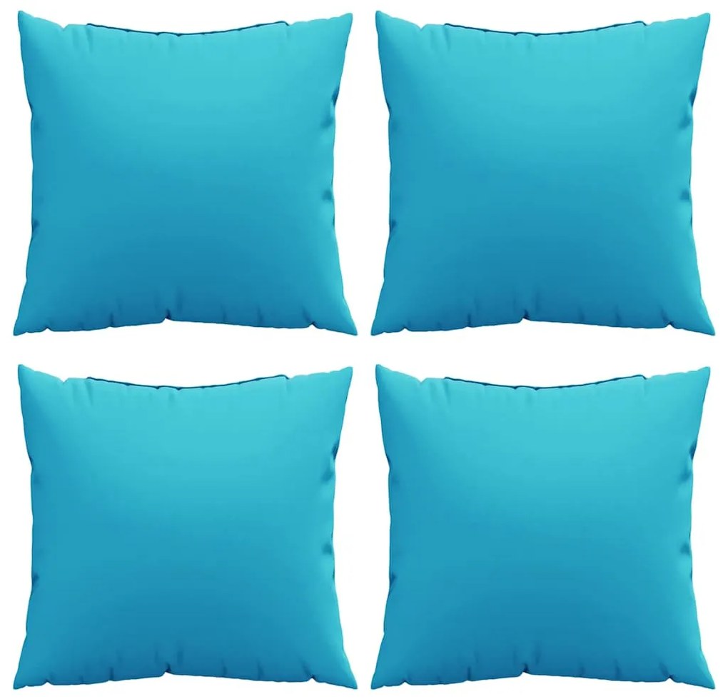 Dobópárnák 4 pcs Türkiz 40 x 40 cm szövet