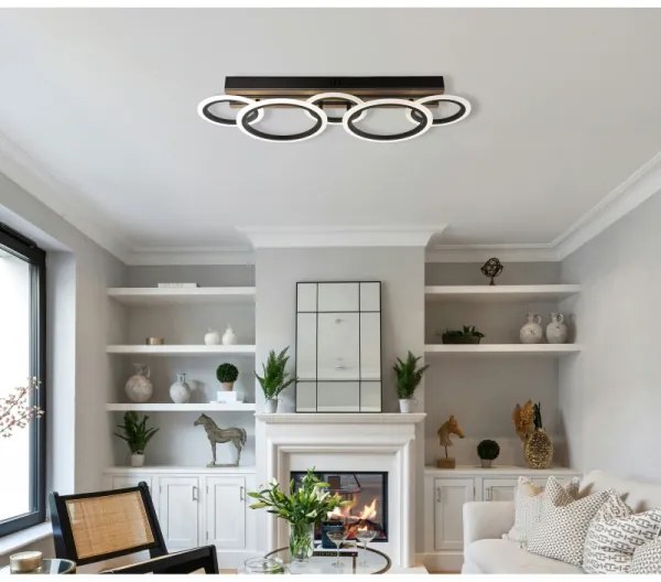 Globo 67360D4 - LED mennyezeti lámpa BLEVINS 34W/230V 3000/4200/600K 25x74,5 cm