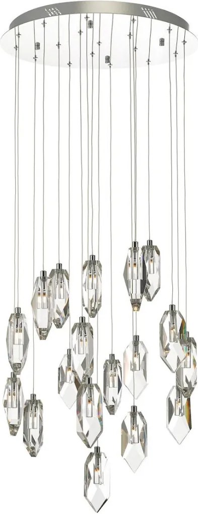 Dar Lighting CRYSTAL CRY1850 Függőlámpa 18x2W/G4/LED