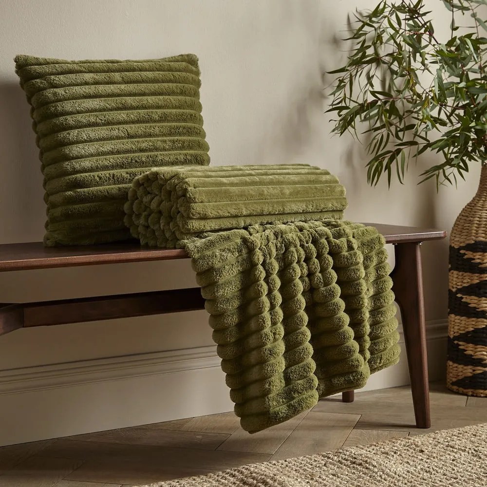 Díszpárna 45x45 cm Cosy Ribbed – Catherine Lansfield
