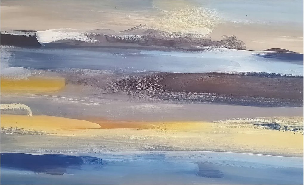 Divatos 3D Fali Tapéta Csendes táj 416x254 Ragasztóval