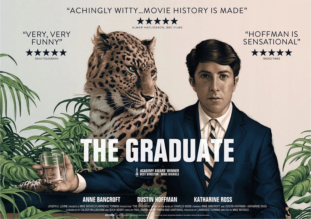 Poszter A diplomás (The Graduate) Dustin Hoffman
