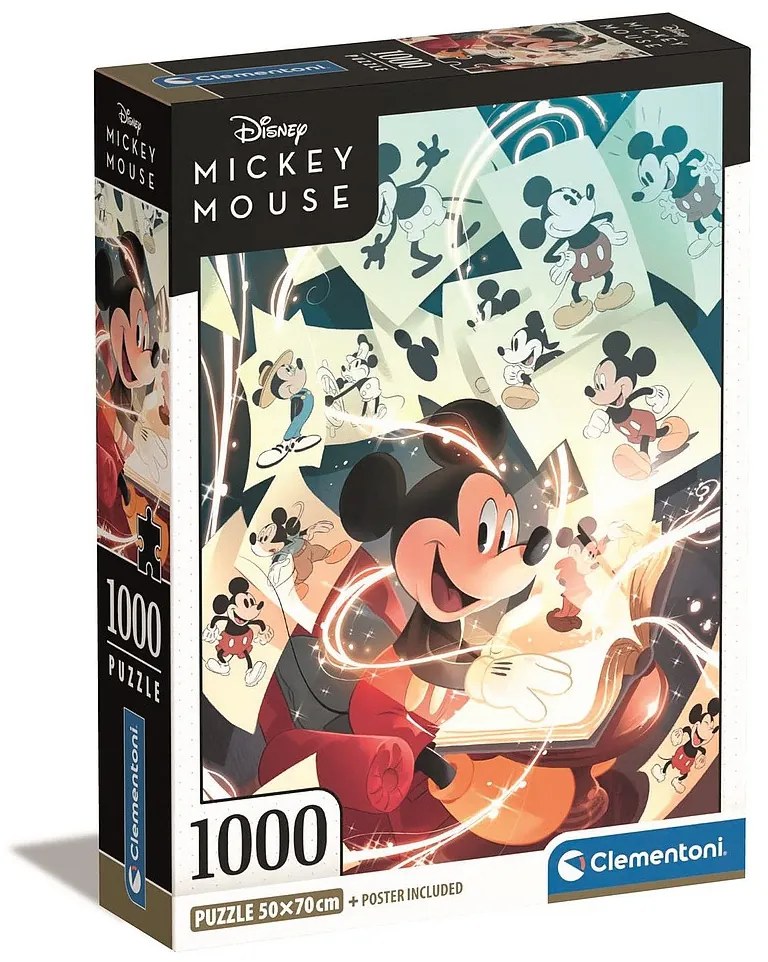 Disney Mickey Memory Lane 1000 db-os Compact puzzle Clementoni
