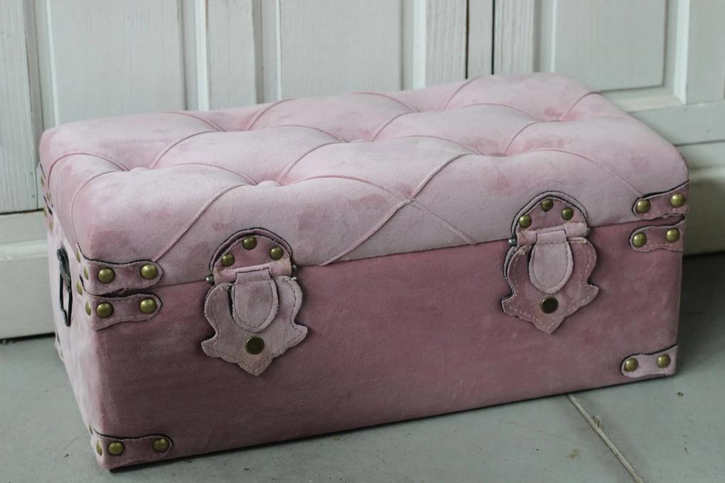 Rózsaszín tárolós ülőke 64cm