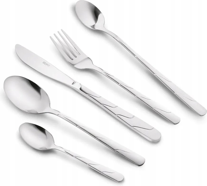 Ezüst evőeszköz szett 6 személyes Sono