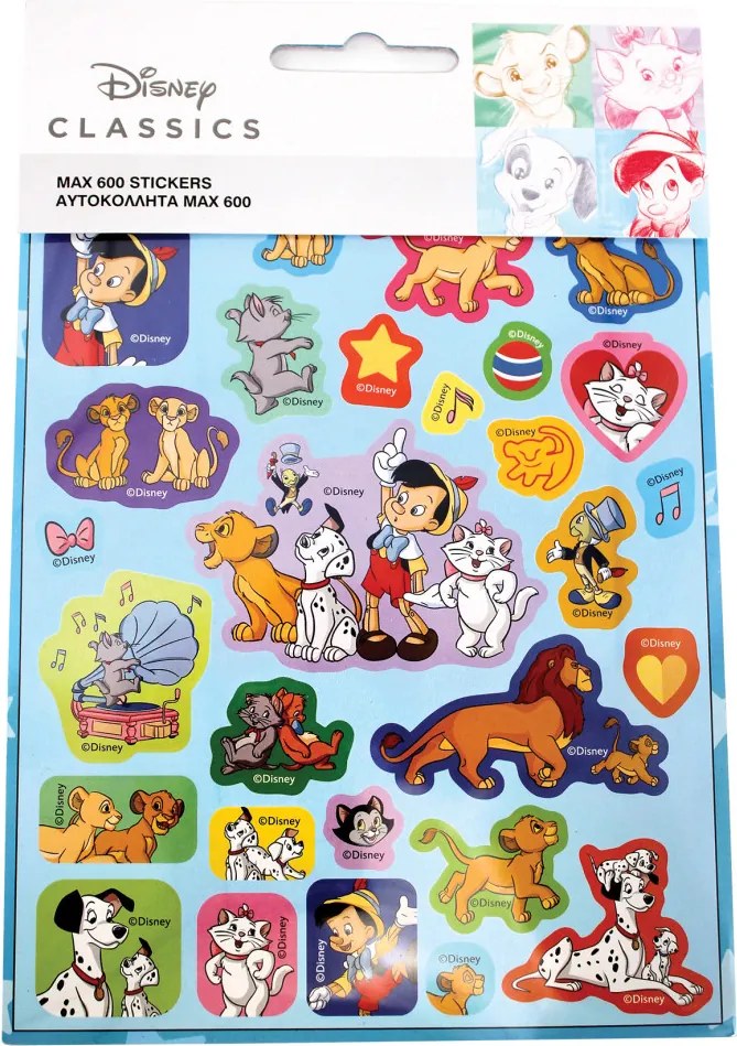 Disney Classics Fun 600 darabos matrica szett