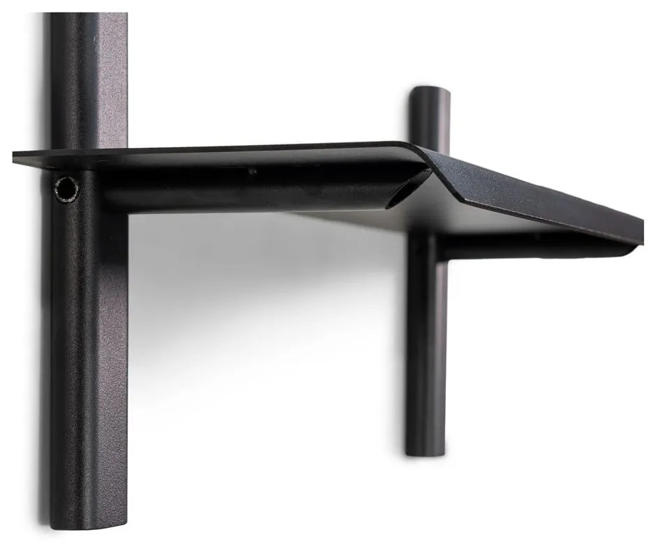 Fekete fém fali polc 60 cm Hola – Spinder Design