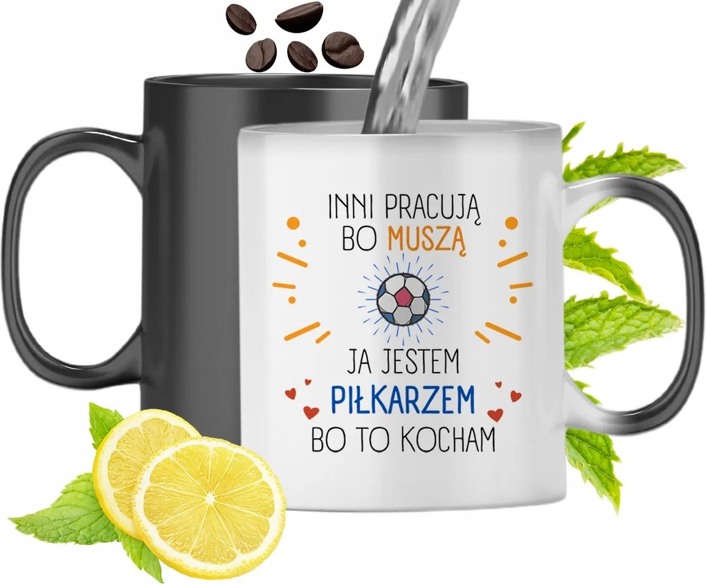 Mágikus Bögre Labdarúgóknak Színváltós Nyomtatott Fotóval