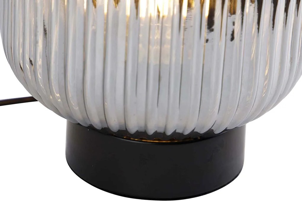 Intelligens asztali lámpa fekete füstüveggel, WiFi A60-nal - Karel