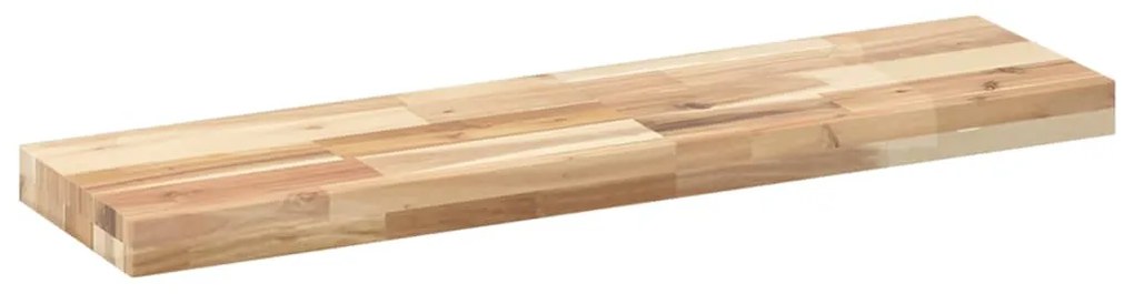 kezeletlen tömör akácfa függőpolc 100 x 20 x 4 cm