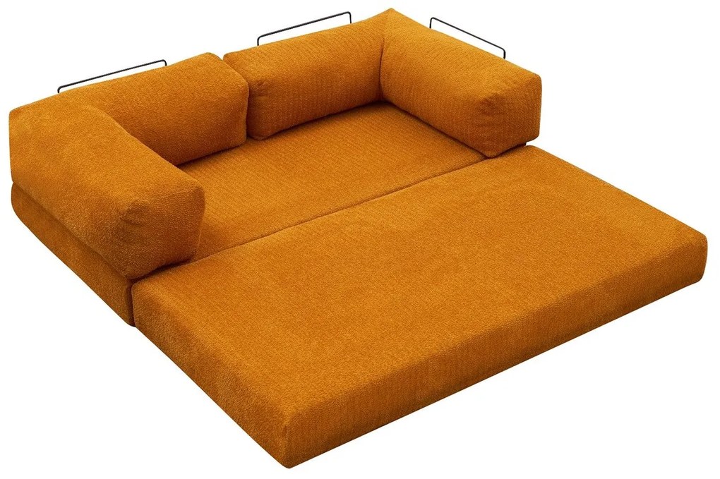 Sarokkanapé Comfort - Narancssárga