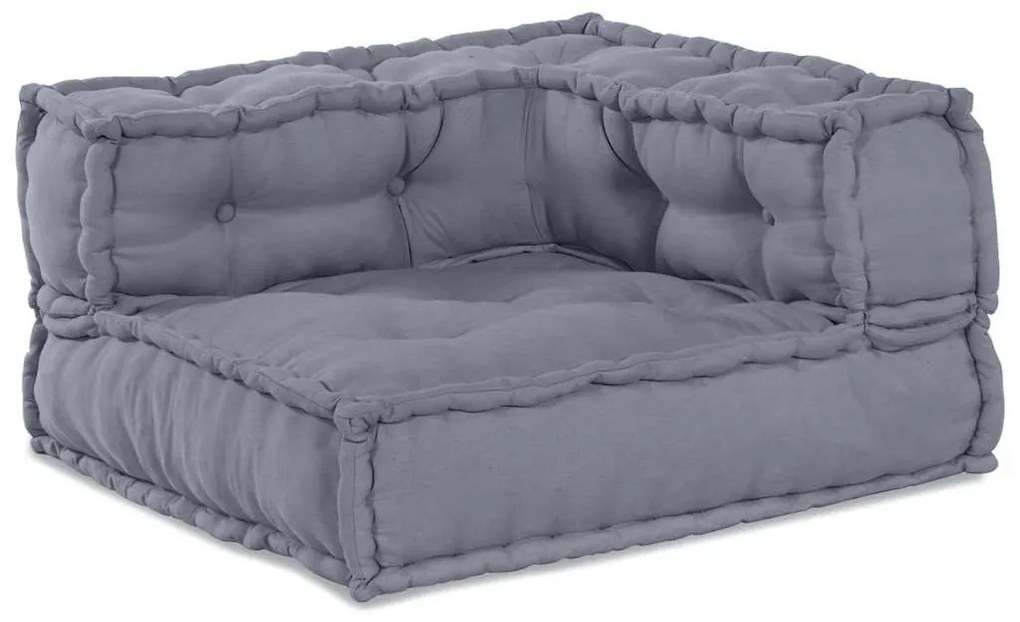 Párna 2 pcs Szürke 70 x 70 x 54 cm Poliészter