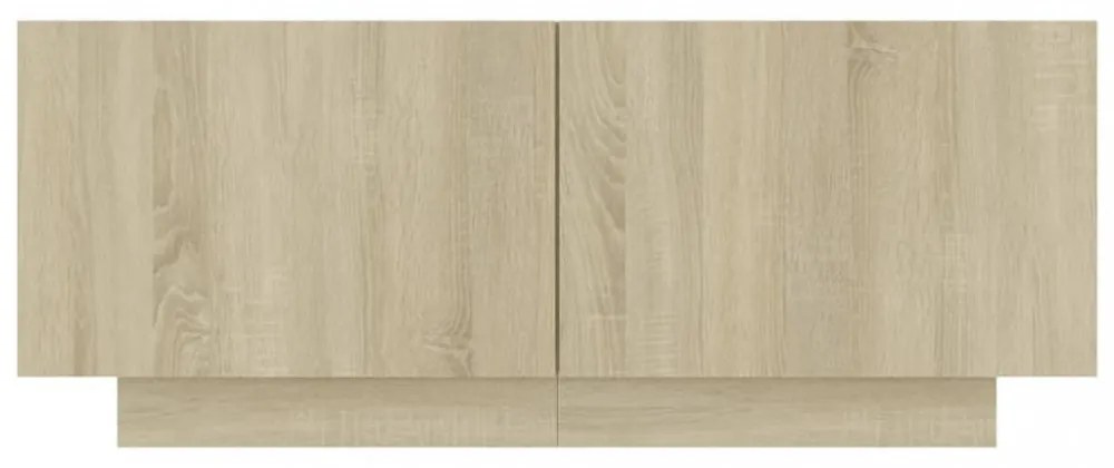 sonoma-tölgy színű forgácslap éjjeliszekrény 100 x 35 x 40 cm