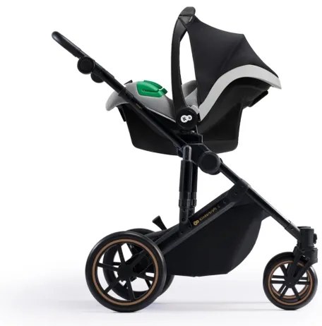 KINDERKRAFT SELECT - Kombinált babakocsi 3in1 PRIME 2 Premium Shadow szürke