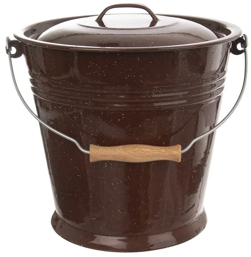 Orion Brown zománcozott vödörfedél, 10 l