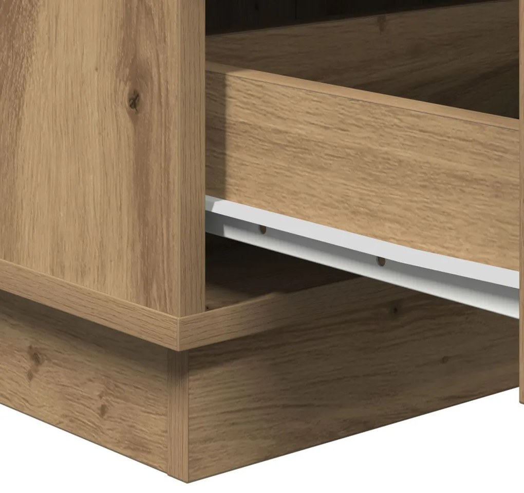 Éjjeli Szekrény LED-del Artisan Oak 39x34.5x65 cm Mérnöki Fa