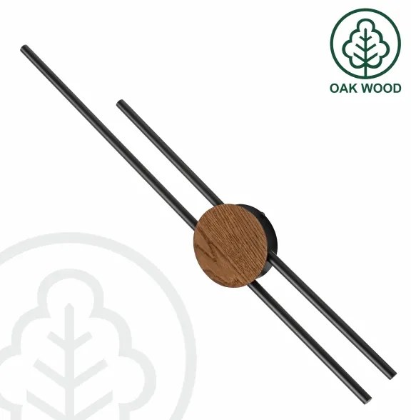 Brilagi - LED fali lámpa WOODY COLLINE LED/15W/230V 80 cm tölgy cseresznye