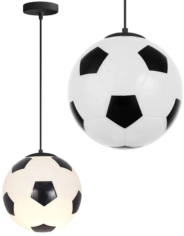 Függő mennyezeti lámpa futball labda alakban
