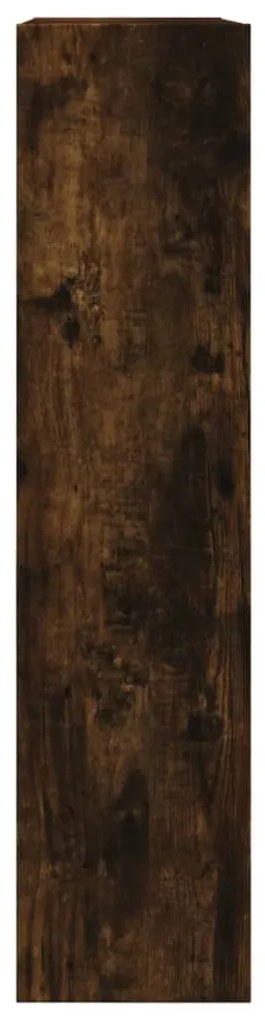 füstös tölgy színű szerelt fa cipőszekrény 80 x 21 x 87,5 cm