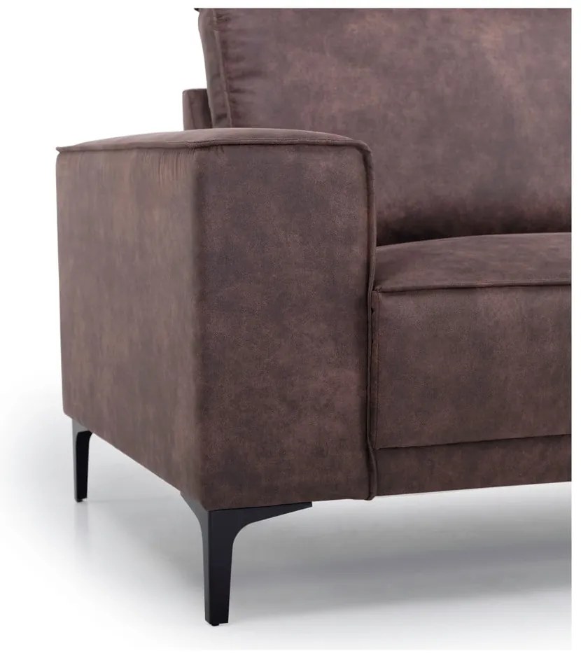 Copenhagen sötétbarna műbőr fotel - Scandic