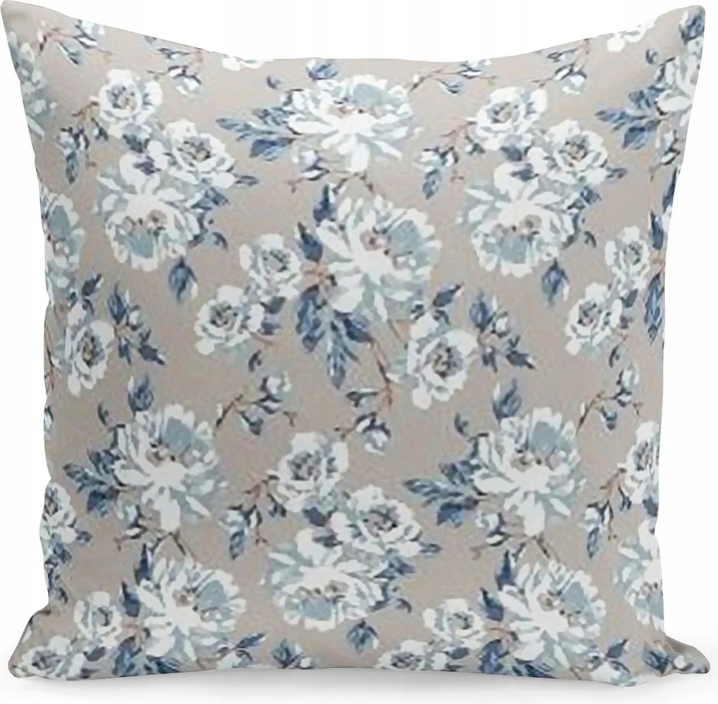 Dekorációs Párnahuzat 50x60 Virágok Finom