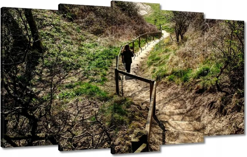 Vászonkép 100x60 Séta a tengerparton