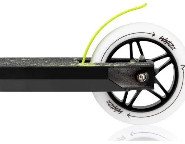 Lionelo - Gyermek roller WHIZZ fekete/fehér/sárga