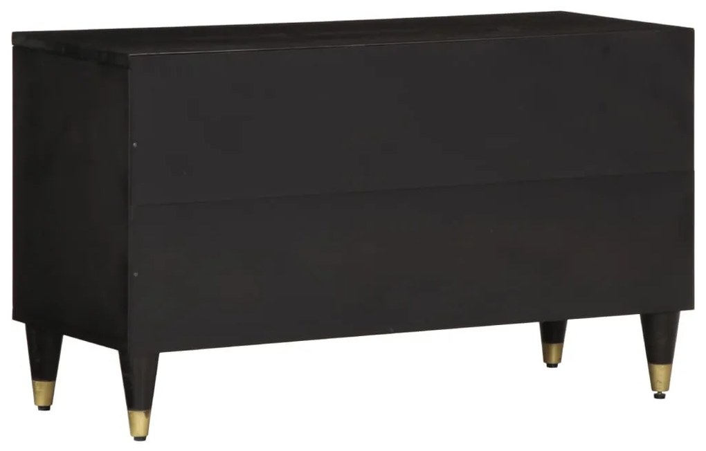 tömör mangófa TV-szekrény 80x31,5x46 cm