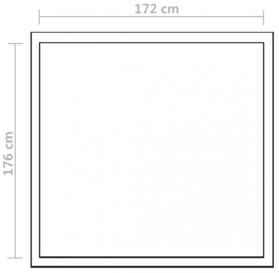 megerősített alumínium melegház 3,46 m²