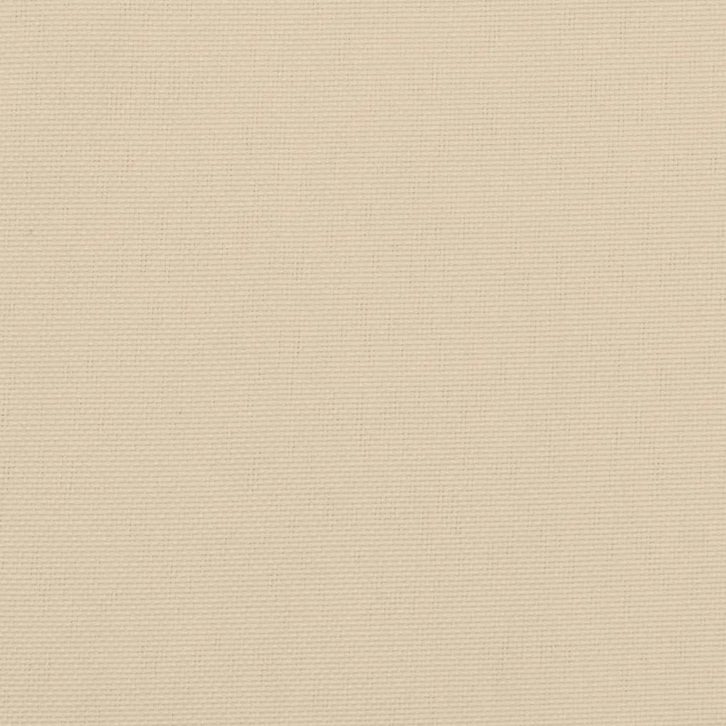 bézs oxford szövet kerti padpárna 180 x (50+50) x 7 cm