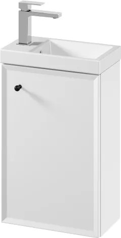 Cersanit S801-568 - MILLE 40x22 cm falra szerelhető fürdőszobai szekrény mosdóval, fehér