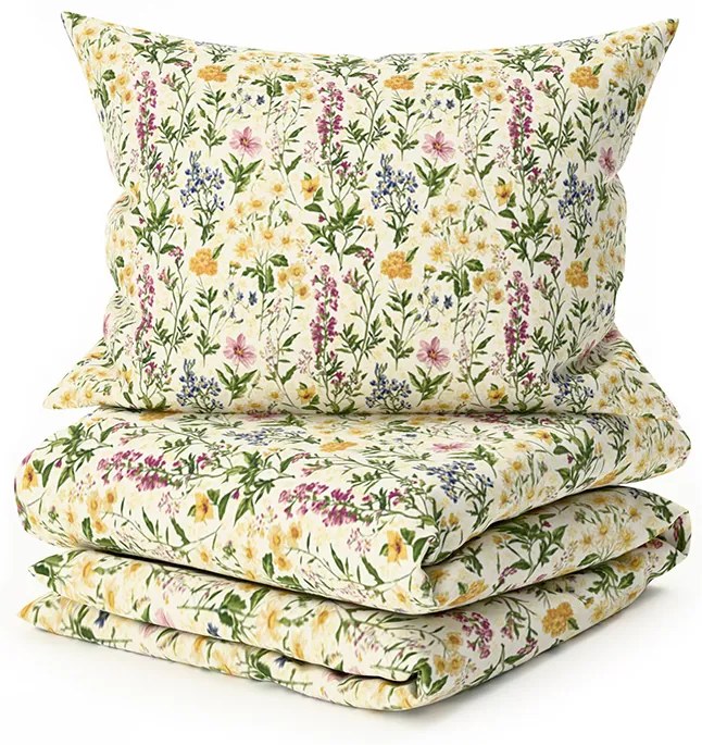 Pamut ágynemű HERBELLE színes Ágyneműhuzat mérete: 70 x 90 cm | 140 x 200 cm