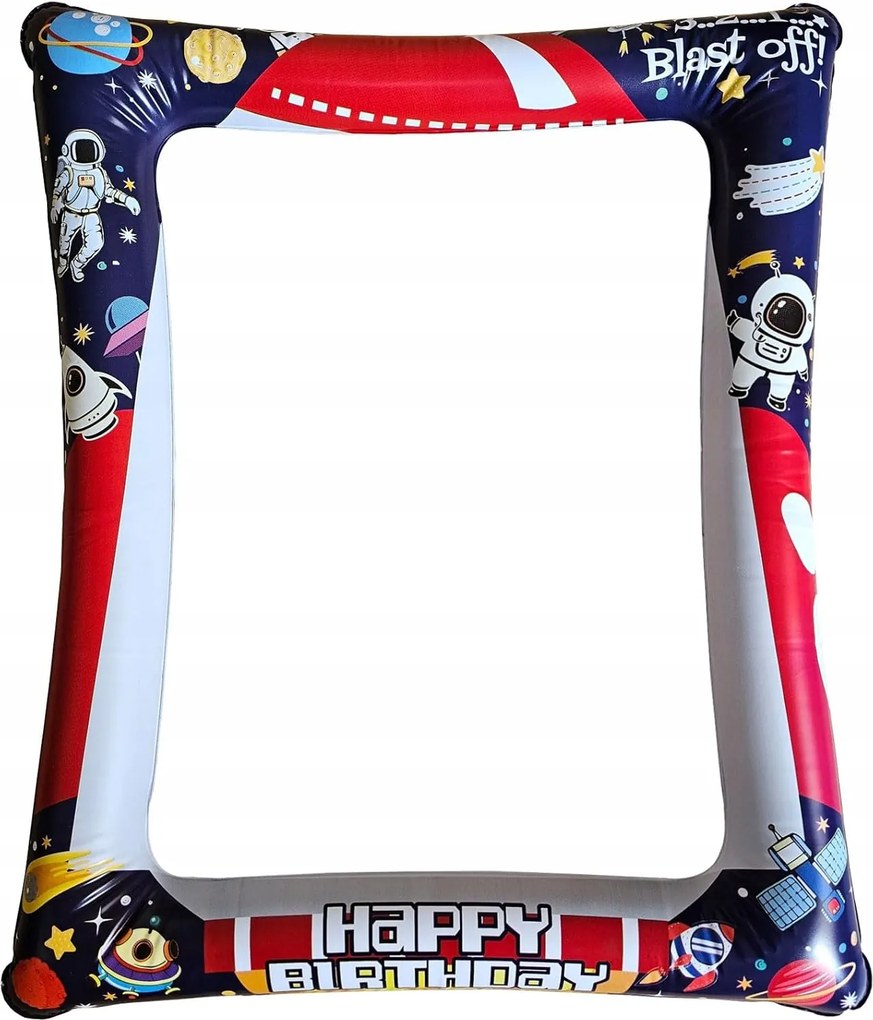 Felfújható képkeret Űrfénykép 71x58cm Asztronauta Dekoráció