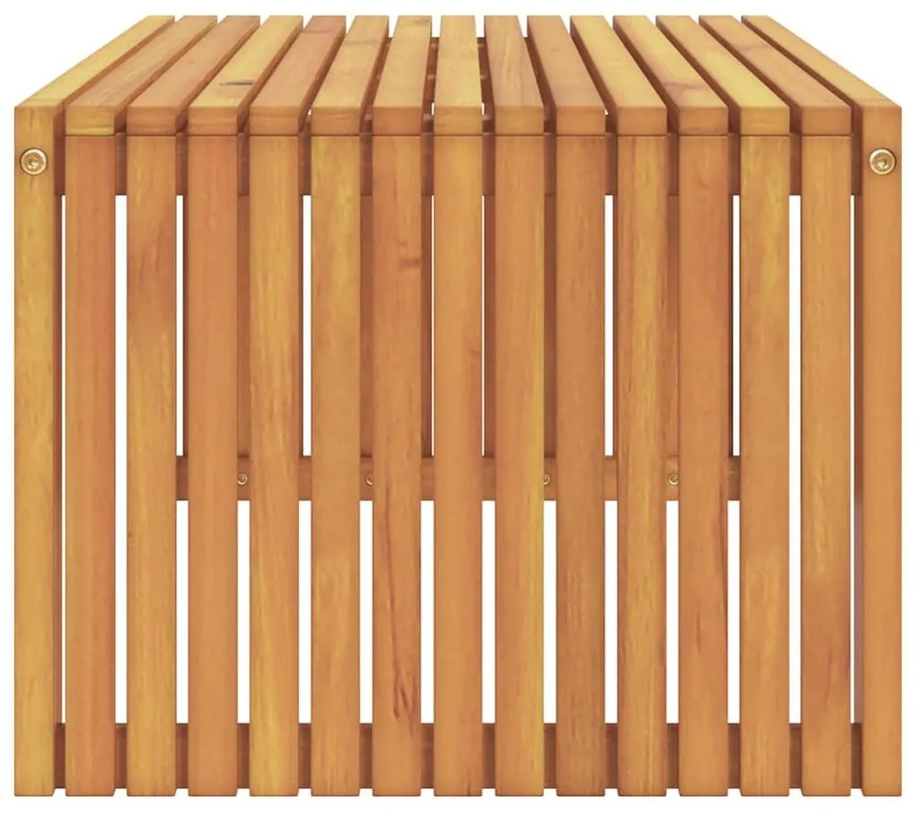 Dohányzóasztal Barna 90 x 45 x 35 cm tömör akácfa