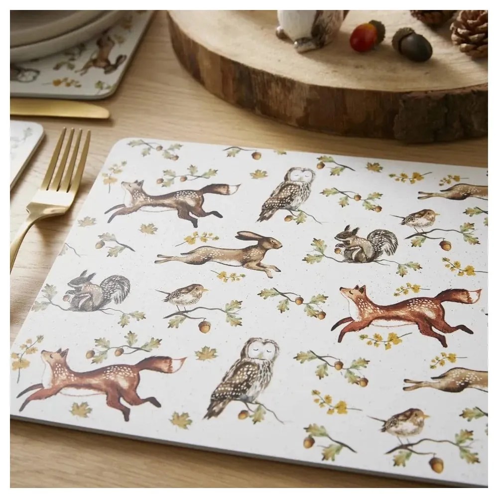 Parafa tányéralátét szett 4 db-os 21x29 cm Forest Fable – Cooksmart ®