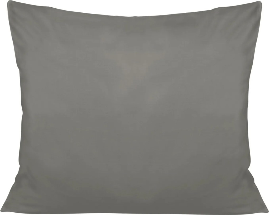 Pamut-szatén párnahuzat 70x80 egyszínű világosszürke