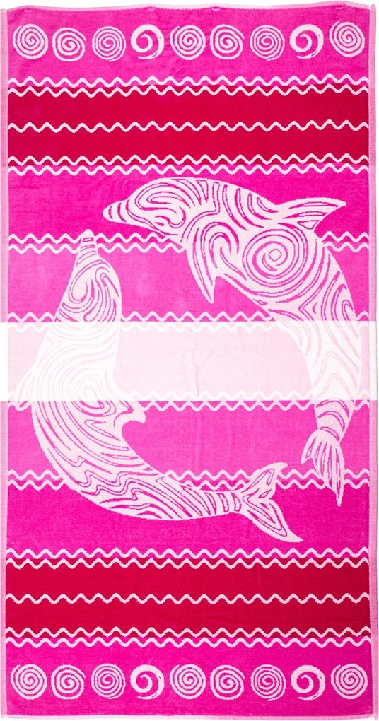 PANTELLERIA Strandtörölköző pink 165x90cm