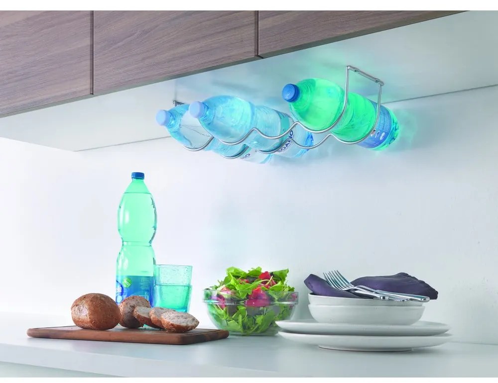 Fali fém bortartó állvány, palackok száma 4 My-Bottle – Metaltex