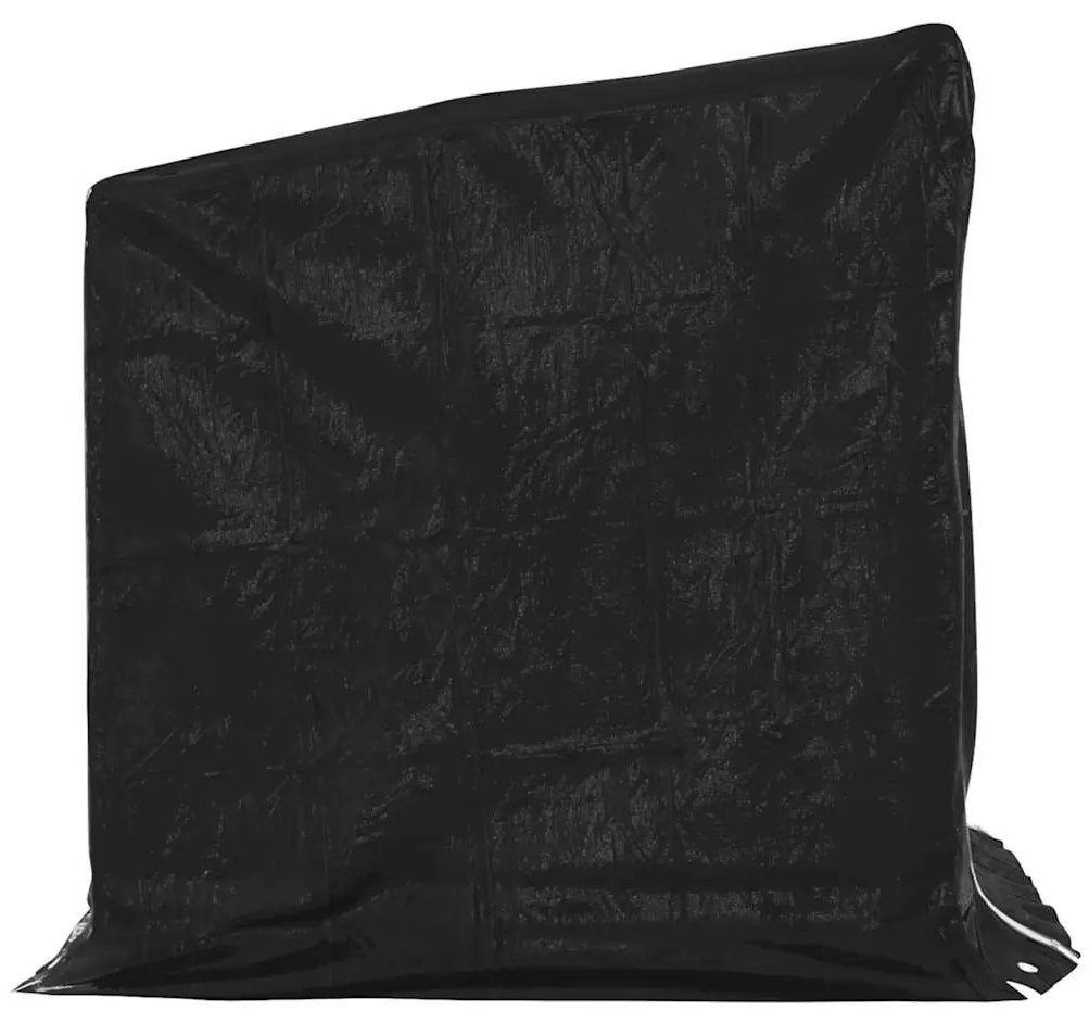 Tűzifa állvány esővédővel 100,5x80,5x110,5 cm horganyzott acél