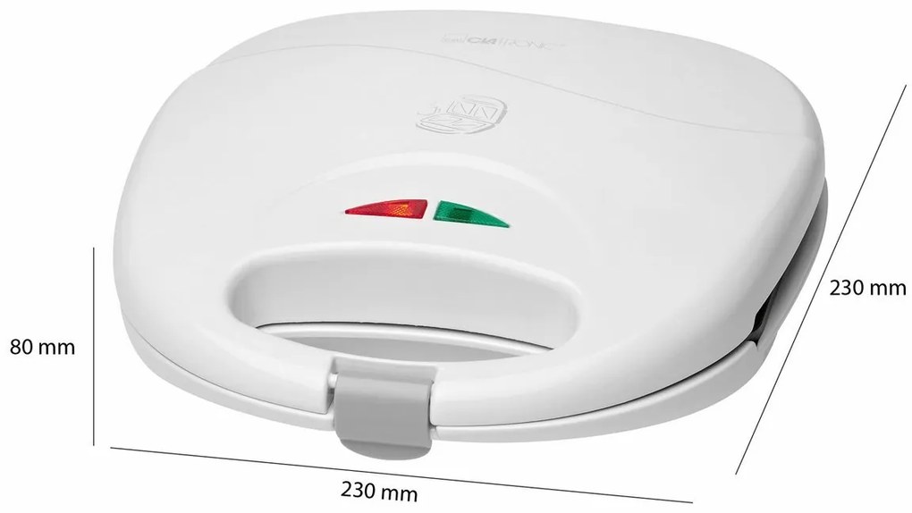 Clatronic ST 3477 szendvicssütő, fehér